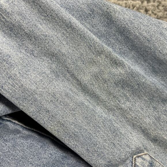 VINTAGE KIEL CENTER ST LOUIS BLUES DENIM SHIRT MENS 2XL BUTTON UP Y2K COTTON - Picture 6 of 11